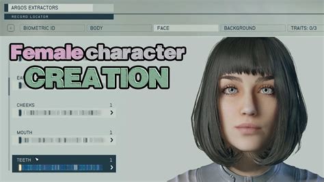 games female character creation